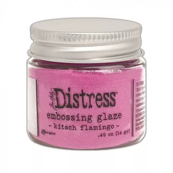 Ranger • Distress embossing glaze Kitsch flamingo