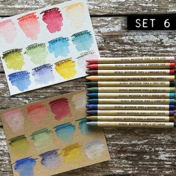 Ranger • Tim Holtz Distress Watercolor Pencils Kit 6