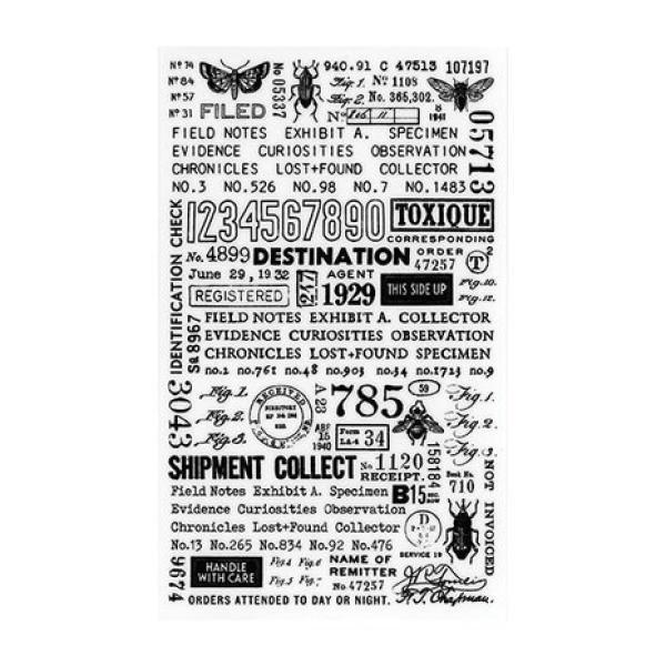 Idea-ology, Tim Holtz Specimen Remnant Rubs