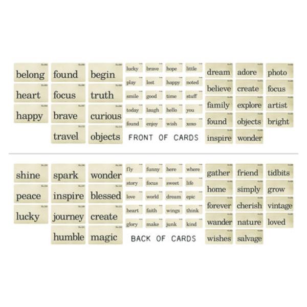 Idea-ology, Tim Holtz Flashcards