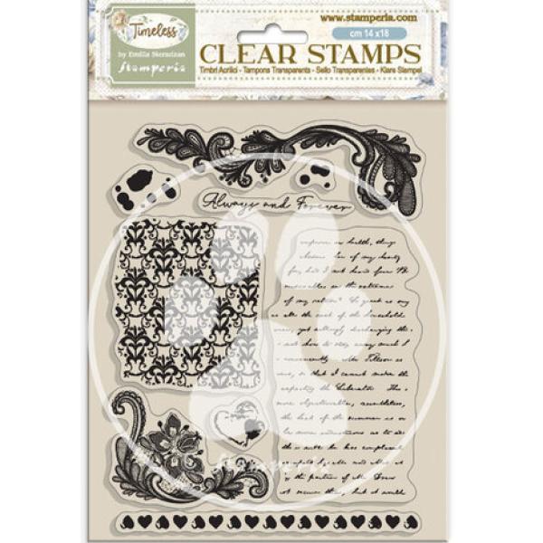 Stamperia, Timeless Clear Stamps Backgrounds