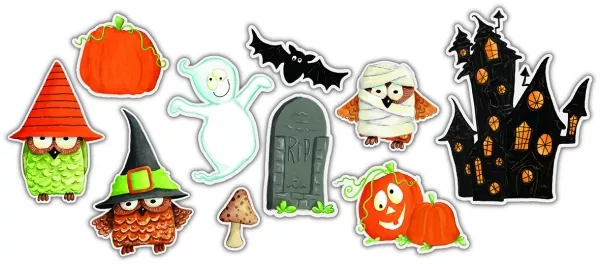 Craft Consortium Happy Haunting - Printed Wooden Ephemera