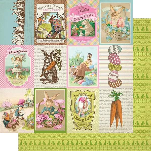 Authentique Cottontail 6x6 Inch Paper Pad