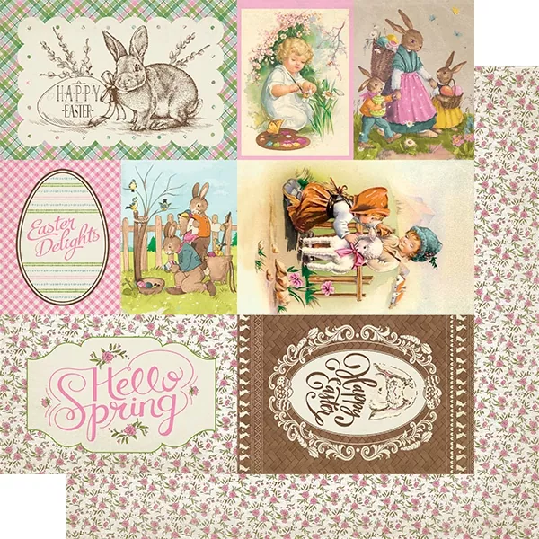 Authentique Cottontail 6x6 Inch Paper Pad