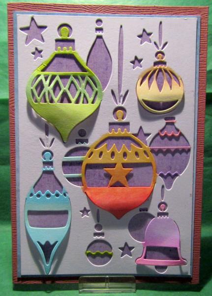 Creative Expressions, Mask Companion Colouring Stencil Bauble Bliss