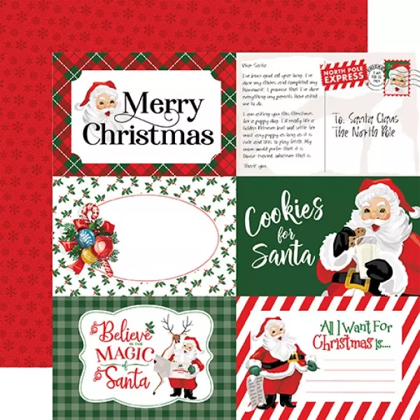 Carta Bella Dear Santa 6x6 Inch Paper Pad