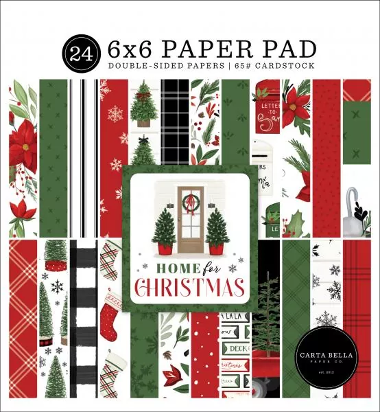 Carta Bella Home For Christmas 6x6 Inch Paper Pad