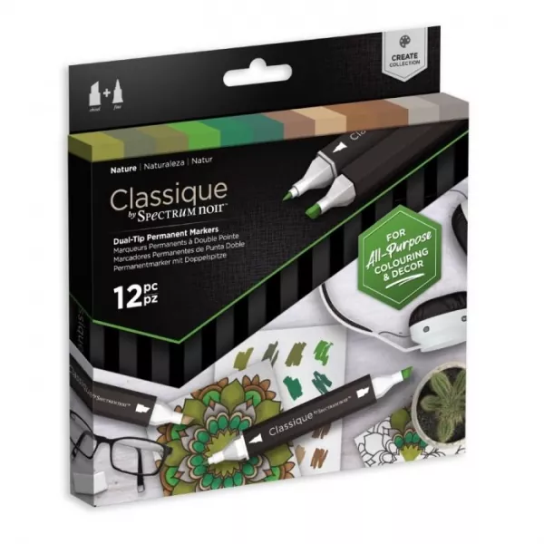 Spectrum Noir Classique (12PC) - Nature, Crafters Companion