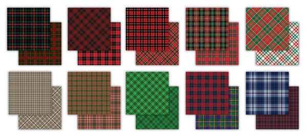 Craft Consortium, Essential Craft Papers 6x6 Inch Paper Pad Tartan