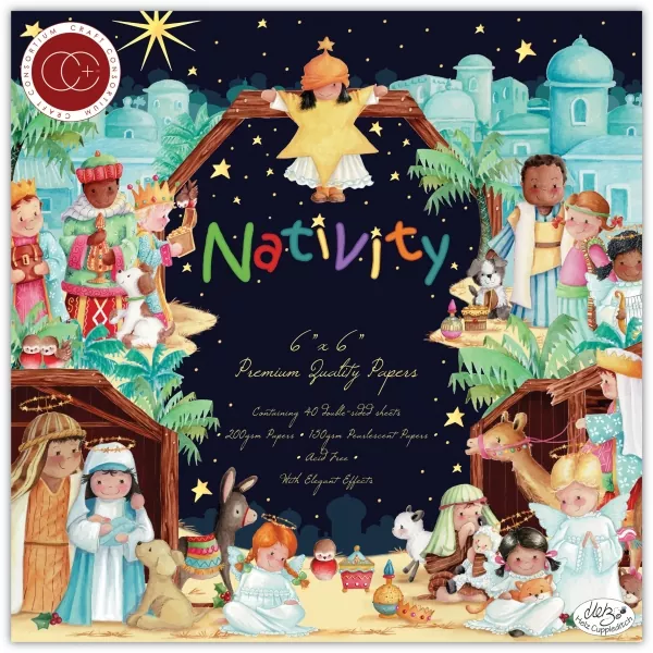 Craft Consortium Nativity 6x6 Inch Paper Pad