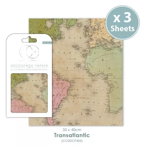 Craft Consortium Transatlantic Decoupage Papers