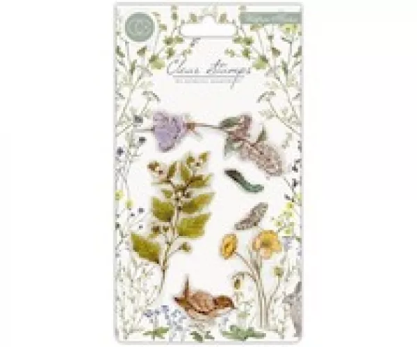 Craft Consortium Wildflower Meadow Clear Stamps Wild Flowers , Craft Consortium