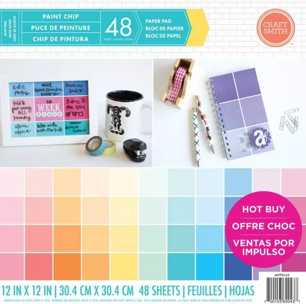 Craft Smith, Scrapbook Block Paint Chip