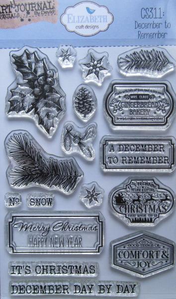 Elizabeth Craft Designs, December to Remember Stamps