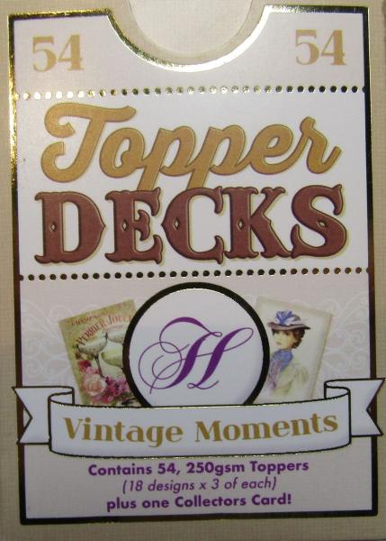 Hunkydory, Topper Decks Vintage Moments