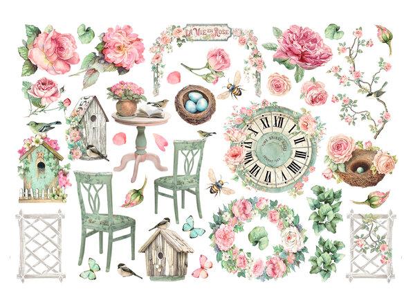 Stamperia, House of Roses Ephemera