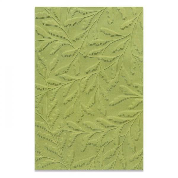 Sizzix • Multi-Level Textured Impressions Embossing Folder Delicate Leaves