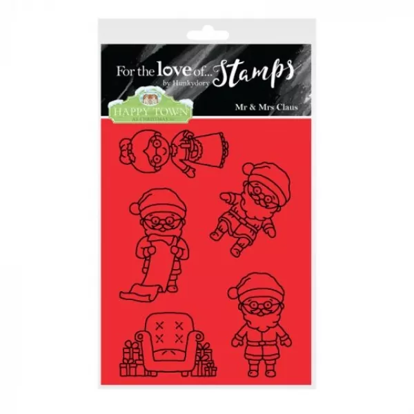 Hunkydory, Happy Town Stamp Set - Mr & Mrs Claus