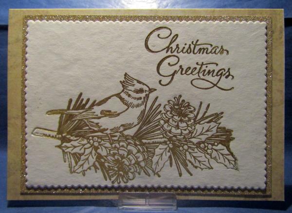 GALERIE, Grußkarte Spellbinder, Christmas Greetings Press Plate