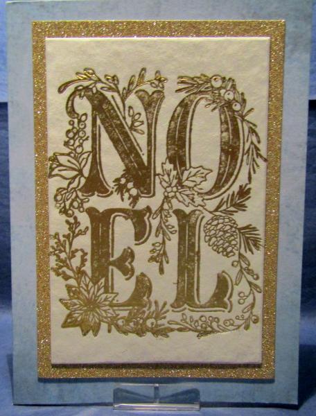 GALERIE, Grußkarte Spellbinder, Festive Noel Press Plate