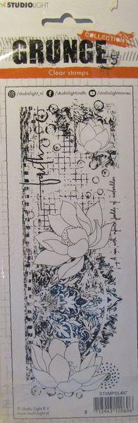 Studiolight, Stamps Grunge Collection Flowers