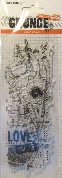 Studiolight, Stamps Grunge Collection Love Music