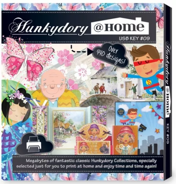 Hunkydory@Home USB Key 9 incl. Jahreskalender, Hunkydory
