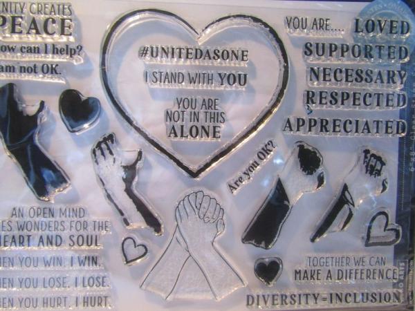 Hero Arts, Stamp Unity Collection, Unity creates Peace
