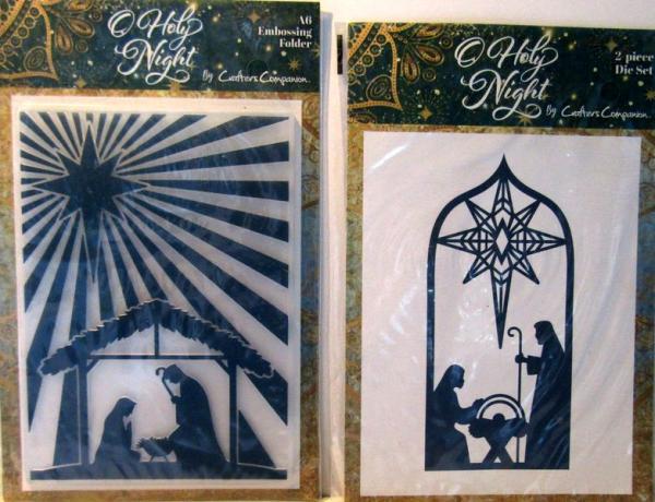 Crafters Companion, Set Embossingfolder/Die Holy Night
