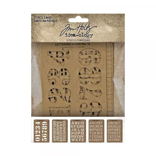 Idea-ology Tim Holtz Stencil Cards