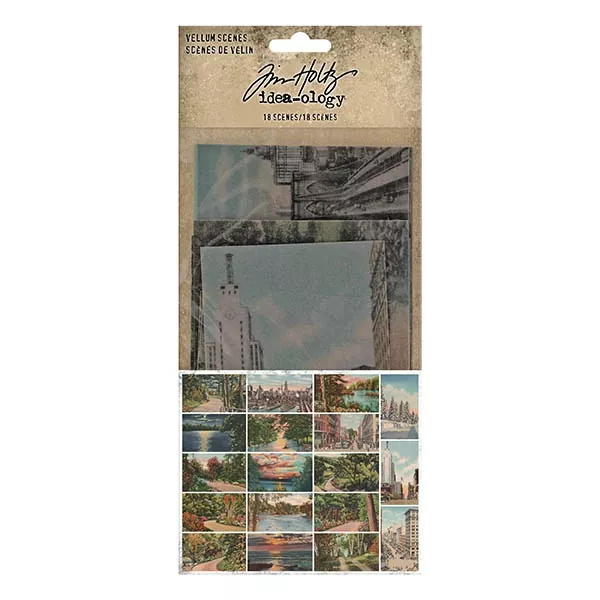 Idea-ology Tim Holtz Vellum Scenes