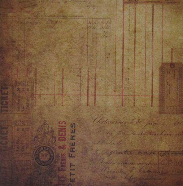 Indigo Blue, Paper Pad Fontastic Ephemera