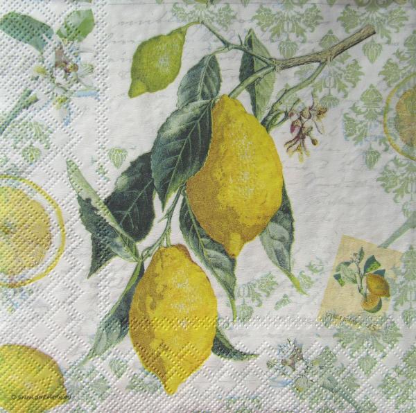 Ambiente, Servietten Lemon, 5 Stück
