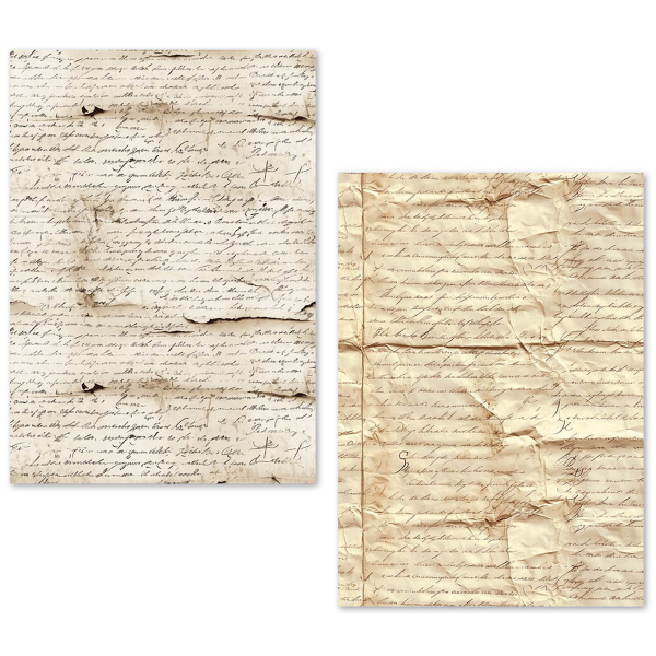 Ciao Bella, Vintage Manuscript A5 Tissue Paper Set