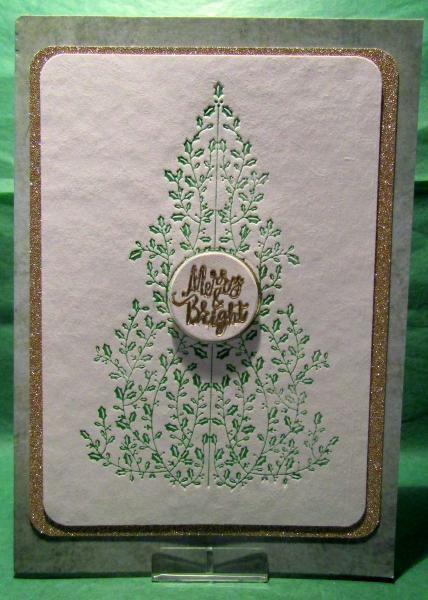 GALERIE, Grußkarte Spellbinder, Holly Tree Press Plate & Die Set