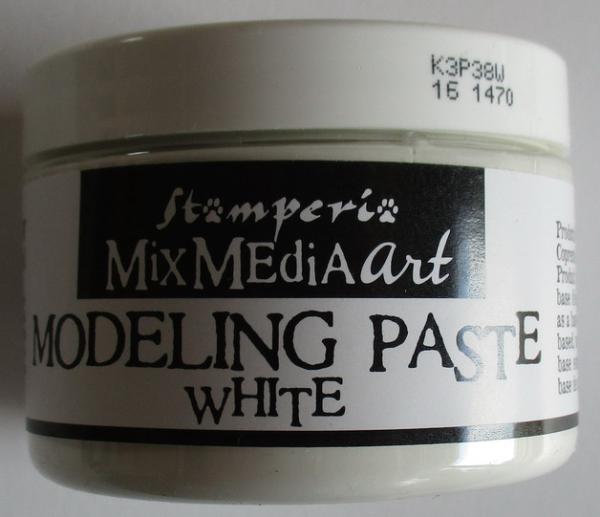 Modeling Paste, weiß, 150 ml, Mix Media Stamperia