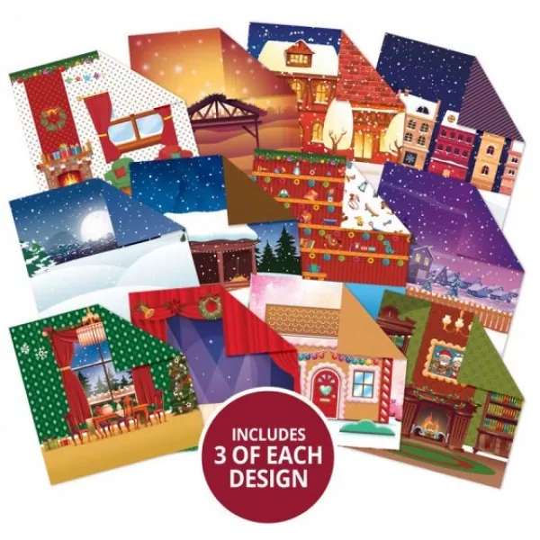 Hunkydory, Happy Town at Christmas 6"x6" Paper Pad