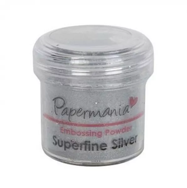 Papermania Embossing Powder - Superfine Silver