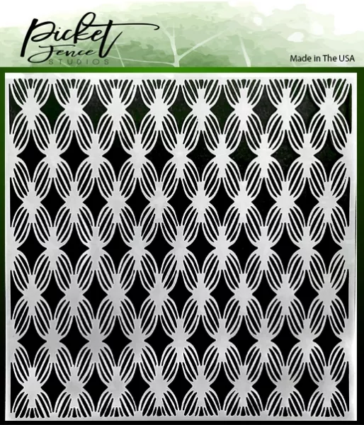 Picket Fence Studios Basket Petals Stencils