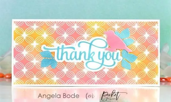 Picket Fence Studios Thank You Word Dies