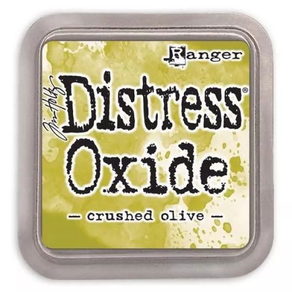 Ranger Distress Oxide - Crushed Olive, Tim Holtz