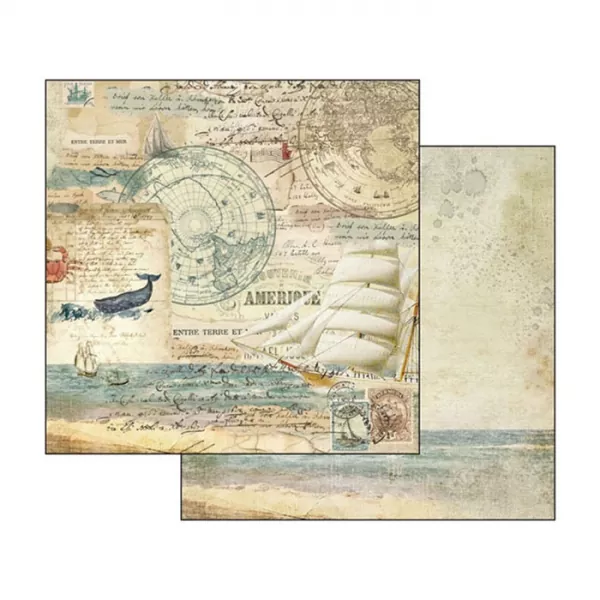 Stamperia, Around the World 8x8 Inch Paper Pack