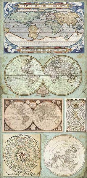 Stamperia, Collectables Voyages Fantastiques 6x12 Inch Paper Pack