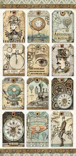 Stamperia, Collectables Voyages Fantastiques 6x12 Inch Paper Pack