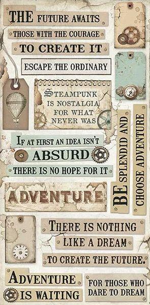 Stamperia, Collectables Voyages Fantastiques 6x12 Inch Paper Pack