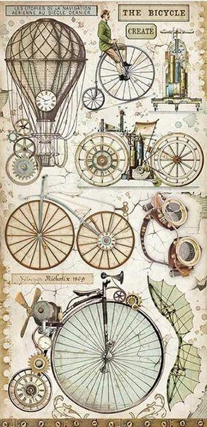 Stamperia, Collectables Voyages Fantastiques 6x12 Inch Paper Pack