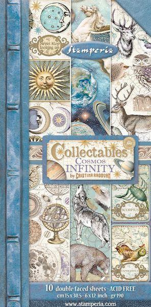 Stamperia, Collectables Cosmos Infinity 6x12 Inch Paper Pack
