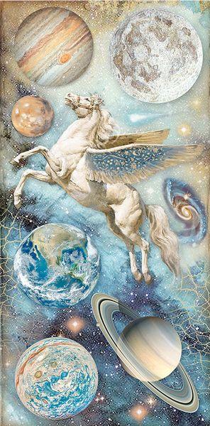 Stamperia, Collectables Cosmos Infinity 6x12 Inch Paper Pack