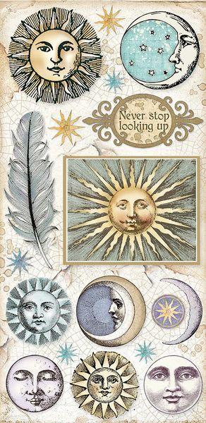 Stamperia, Collectables Cosmos Infinity 6x12 Inch Paper Pack