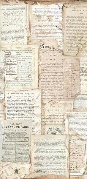 Stamperia, Collectables Vintage Library 6x12 Inch Paper Pack